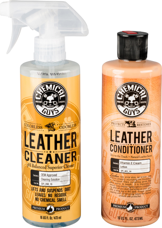 Chemical Guys Skinnpleiesett – Scandic Shine Chemical Guys Leather Cleaner 473ml – Scandic Shine